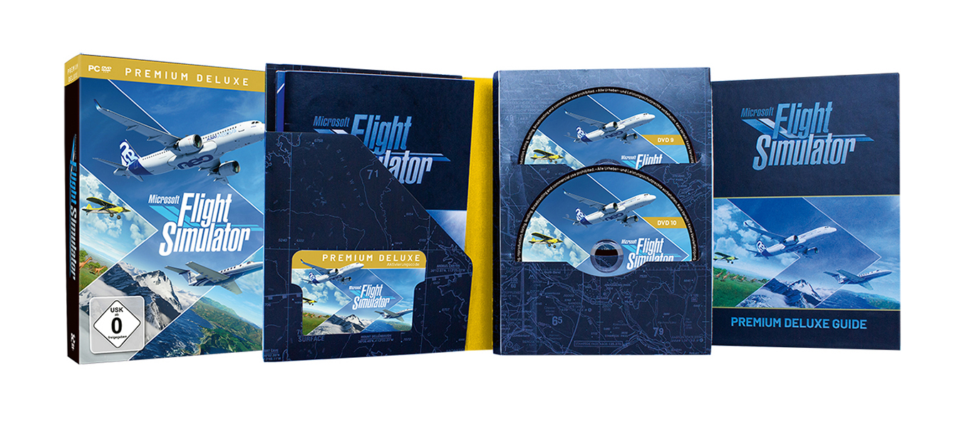 Microsoft flight simulator premium deluxe bundle что входит