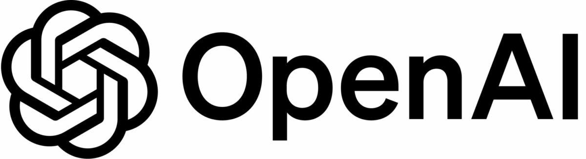Logo und Schriftzug von OpenAI